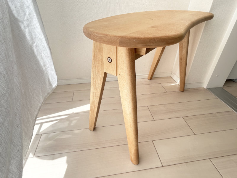 豆型ベンチ選んだ理由